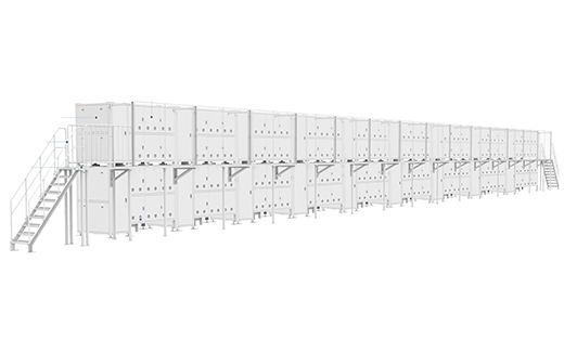 Solution de Ligne de Production de Formation et de Gradation de Batteries